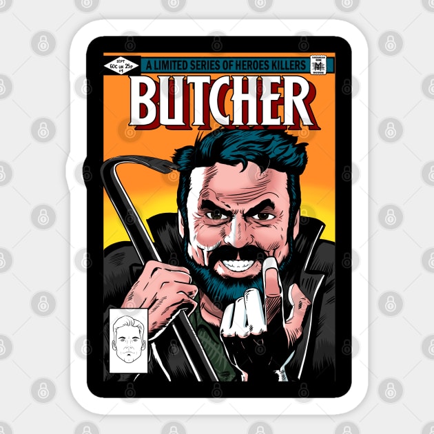 The Butcher Sticker by MarianoSan